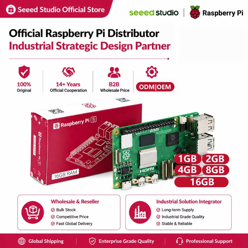 卸売製品 オリジナル5 開発ボードキット モデルB 5B 1 - Raspberry Pi 5 8Gb Board のレビューと価格